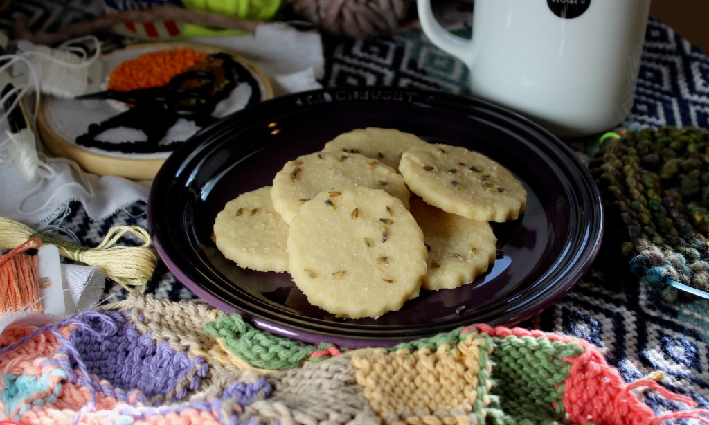 Lemon-Lavender Shortbread Cookies