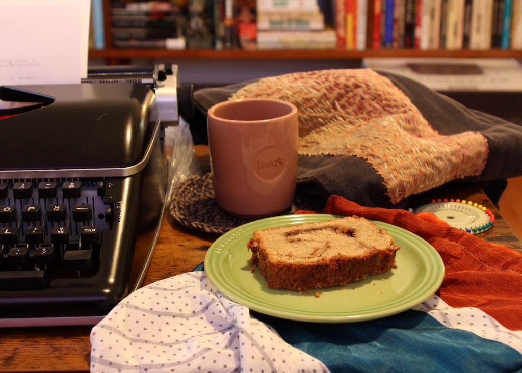 Recipe: Sour Cream Cinnamon Swirl Coffee Cake and a Saskiko-Inspired Hand-Mending Project&nbsp;Update